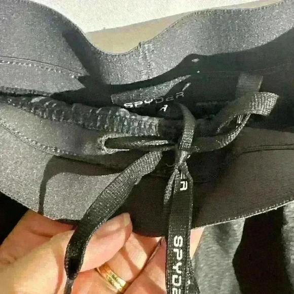 Spyder Active Men's Proweb Black And Grey Woven Stretch Shorts, Size XL - Picture 10 of 10